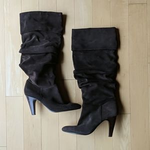 Nine West suede heeled boots